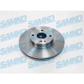 Jeu de 2 disques de frein avant SAMKO M5035V pour MAZDA MX-5 1.9 16V - 139cv