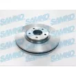 Jeu de 2 disques de frein avant SAMKO [N2019V]