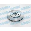SAMKO N2020V - Jeu de 2 disques de frein arrière