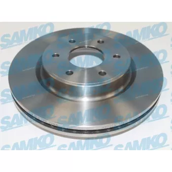 Jeu de 2 disques de frein avant SAMKO N2043V pour VOLKSWAGEN PASSAT 2.3 dCi 4x4 - 190cv
