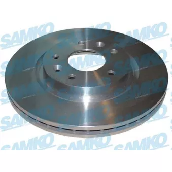 Jeu de 2 disques de frein avant SAMKO N2045V pour NISSAN X-TRAIL 1.6 DIG-T - 163cv