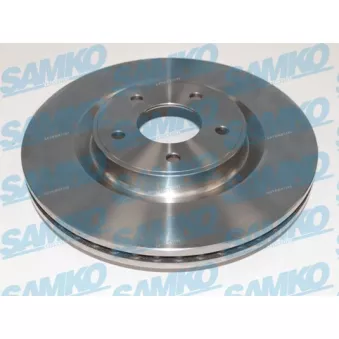 Jeu de 2 disques de frein avant SAMKO N2049V pour NISSAN X-TRAIL 1.6 DIG-T - 163cv