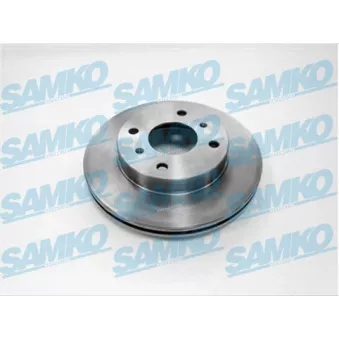 Jeu de 2 disques de frein avant SAMKO OEM 40206710