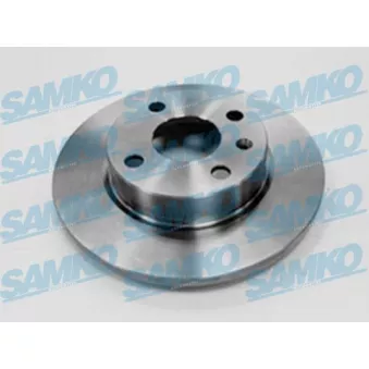 Jeu de 2 disques de frein arrière SAMKO OEM 9196592