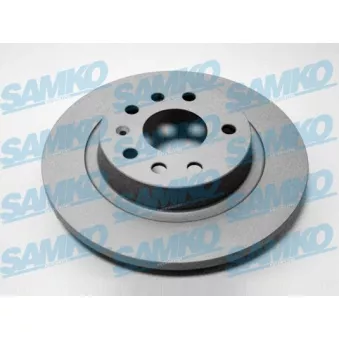 Jeu de 2 disques de frein arrière SAMKO O1014PR pour OPEL VECTRA 2.8 V6 Turbo - 250cv