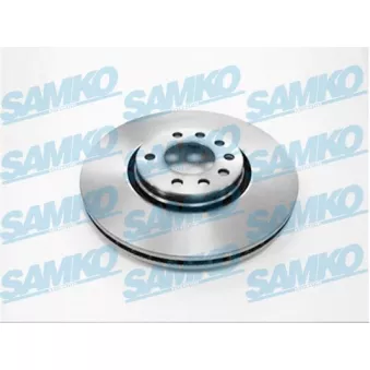 Jeu de 2 disques de frein avant SAMKO OEM 4567798