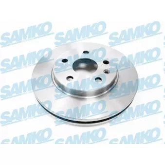 Jeu de 2 disques de frein avant SAMKO OEM 13501307