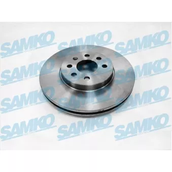 Jeu de 2 disques de frein avant SAMKO O1034V pour OPEL ASTRA 1.7 CDTI - 80cv