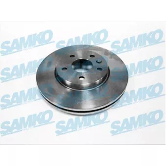 Jeu de 2 disques de frein avant SAMKO O1035V pour OPEL ASTRA 1.7 CDTI - 110cv