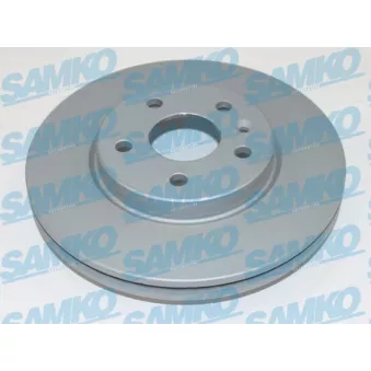 Jeu de 2 disques de frein avant SAMKO O1035VR pour FORD C-MAX 1,4 - 101cv