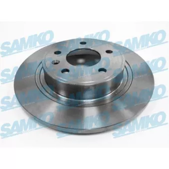 Jeu de 2 disques de frein arrière SAMKO O1039P pour CHEVROLET CRUZE 1.4 - 101cv