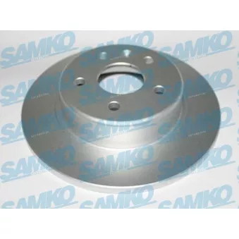 Jeu de 2 disques de frein arrière SAMKO OEM 13514612