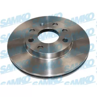 Jeu de 2 disques de frein avant SAMKO O1061V pour OPEL ASCONA 1.8 i - 115cv