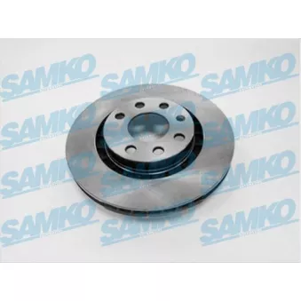 Jeu de 2 disques de frein avant SAMKO O1171V pour OPEL VECTRA 1.7 TD - 82cv