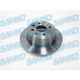 Jeu de 2 disques de frein arrière SAMKO O1231P pour OPEL VECTRA 2000/GT 16V CAT - 150cv