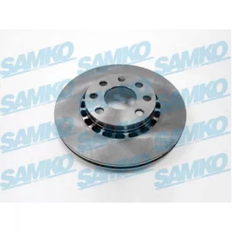 Jeu de 2 disques de frein avant SAMKO O1241V pour OPEL VECTRA 1.7 TD - 82cv
