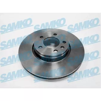 Jeu de 2 disques de frein avant SAMKO O1291V pour FORD S-MAX 2.5 DTI - 150cv