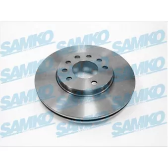 Jeu de 2 disques de frein avant SAMKO O1411V pour OPEL ASTRA 1.7 CDTI - 80cv