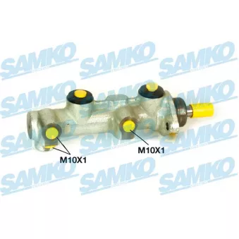 Maître-cylindre de frein SAMKO P01004 pour ALFA ROMEO GIULIA 1.8 D - 52cv