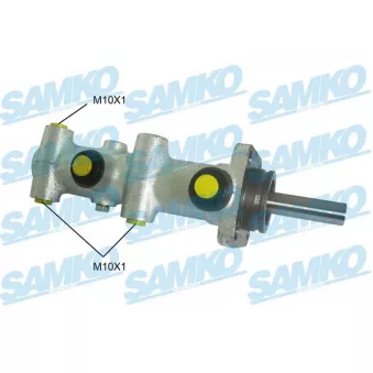 Maître-cylindre de frein SAMKO P07705 pour FIAT DUCATO 2.5 D 4x4 - 75cv