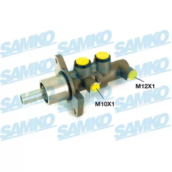 Maître-cylindre de frein SAMKO P08542 pour OPEL ASTRA 1.7 TD - 68cv