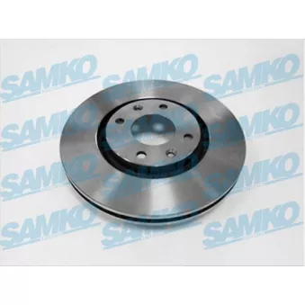 Jeu de 2 disques de frein avant SAMKO OEM 1618862780