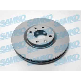 Jeu de 2 disques de frein avant SAMKO OEM 1611841780