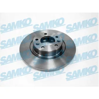 Jeu de 2 disques de frein arrière SAMKO OEM 4249G2