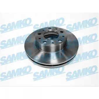 Jeu de 2 disques de frein avant SAMKO OEM 1612435280