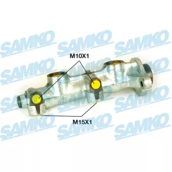Maître-cylindre de frein SAMKO P10531 pour OPEL VECTRA 1.6 i - 75cv