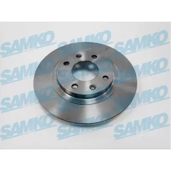 Jeu de 2 disques de frein avant SAMKO P1101P pour PEUGEOT 405 1.8 - 101cv