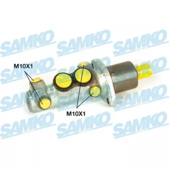 Maître-cylindre de frein SAMKO P11099 pour RENAULT CLIO 1.9 D - 65cv