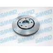 Jeu de 2 disques de frein avant SAMKO [P1201V]