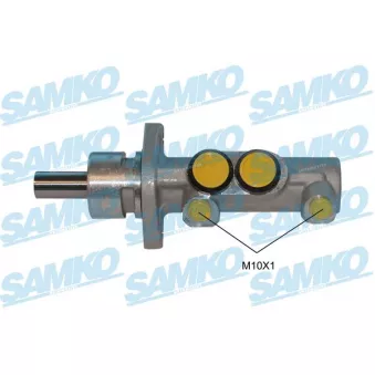 Maître-cylindre de frein SAMKO P12190 pour SUBARU LEGACY 1.9 DTI - 98cv