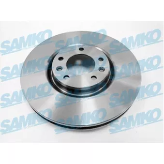 Jeu de 2 disques de frein avant SAMKO OEM 9633114780