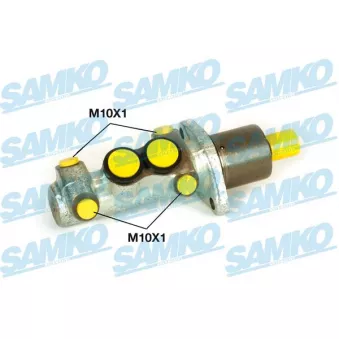 Maître-cylindre de frein SAMKO P16134 pour VOLKSWAGEN JETTA 1.8 Syncro - 98cv