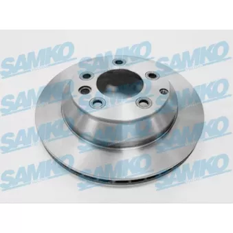 Jeu de 2 disques de frein arrière SAMKO OEM 7L8615601G