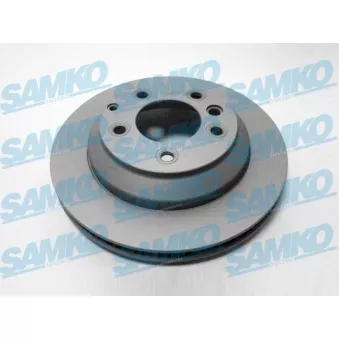 Jeu de 2 disques de frein arrière SAMKO OEM 7L6615601J