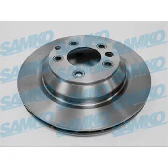 Jeu de 2 disques de frein arrière SAMKO OEM 7L8615601A