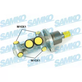 Maître-cylindre de frein SAMKO P30005 pour VOLKSWAGEN TRANSPORTER - COMBI 2.5 - 115cv