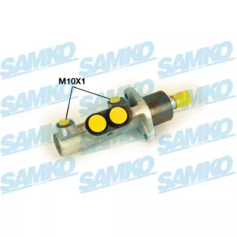 Maître-cylindre de frein SAMKO P30038 pour PEUGEOT EXPERT 2.0 - 136cv