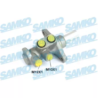 Maître-cylindre de frein SAMKO P30089 pour FORD FUSION 1.25 - 75cv