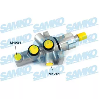 Maître-cylindre de frein SAMKO P30224 pour BMW X5 3.0d - 184cv