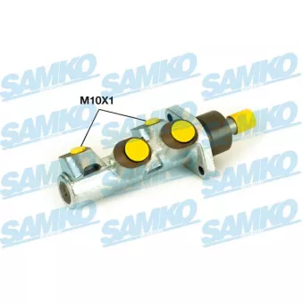 Maître-cylindre de frein SAMKO P30284 pour LANCIA YPSILON 1.4 - 78cv