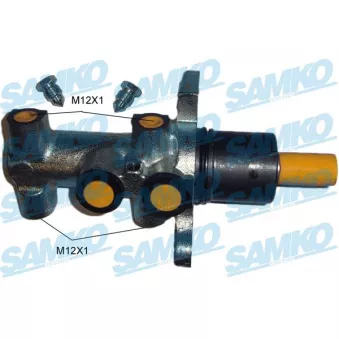 Maître-cylindre de frein SAMKO P30334 pour NISSAN PRIMASTAR DCI 115 - 114cv