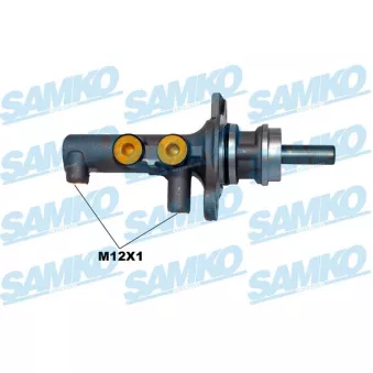 Maître-cylindre de frein SAMKO P30889 pour VOLKSWAGEN CRAFTER 2.0 TDI - 109cv