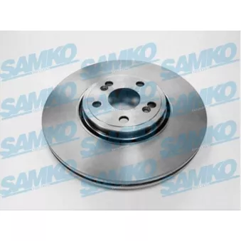 Jeu de 2 disques de frein avant SAMKO R1008V pour RENAULT ESPACE 2.0 DCI - 173cv