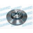 Jeu de 2 disques de frein avant SAMKO [R1012V]