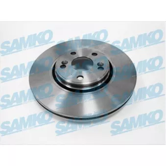 Jeu de 2 disques de frein avant SAMKO R1013V pour RENAULT ESPACE 2.0 - 170cv
