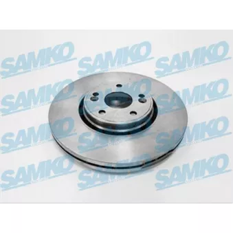 Jeu de 2 disques de frein avant SAMKO R1017V pour RENAULT LAGUNA 2.0 DCI - 173cv